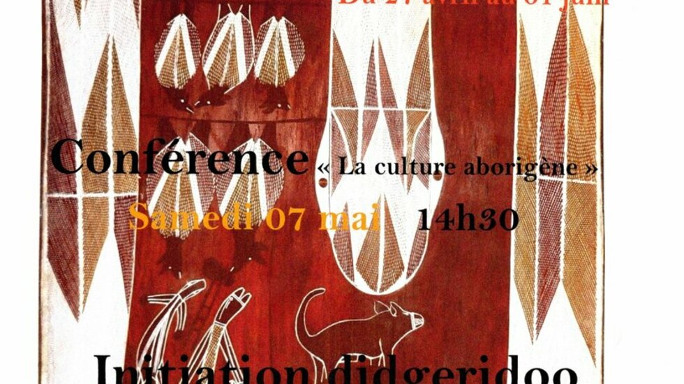 ART ABORIGENE: exposition, conférence et initiation au didgeridoo