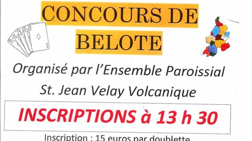 CONCOURS DE BELOTE