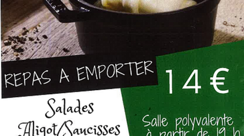REPAS DU FOOT SAUCISSES ALIGOT