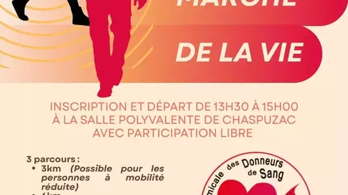 MARCHE DE LA VIE