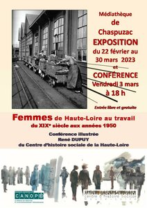 LES FEMMES DE HAUTE-LOIRE AU TRAVAIL / EXPO ET CONFERENCE