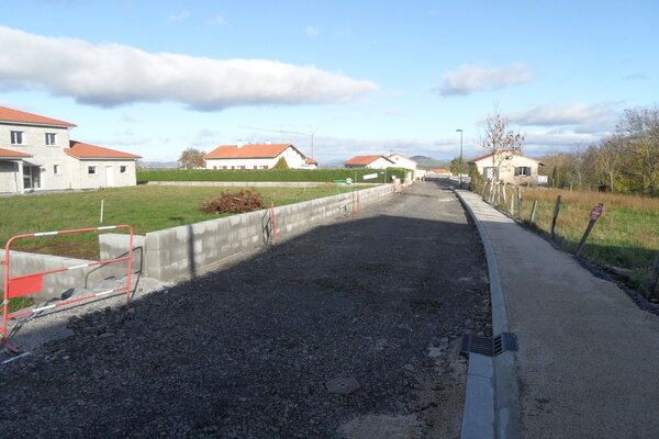 Chemin de la tourette en travaux