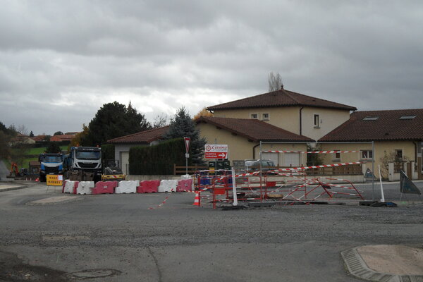 Travaux de voirie - zone d