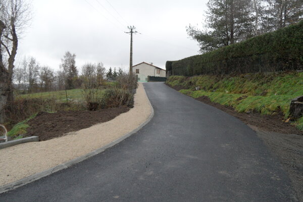 Fin des travaux - Chemin des Fourniaux