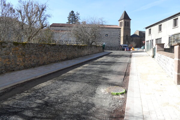 Aménagement de trottoirs et travaux d