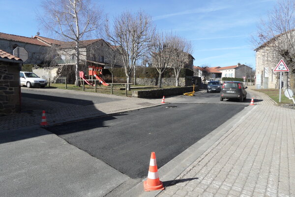 Travaux de voirie - Route du Puy - Installation d