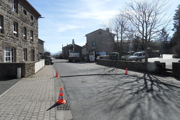 Travaux de voirie - Route du Puy